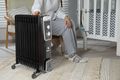 Olejový radiátor G21 Bromo čierny, 11 rebier, 2500 W