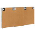 vidaXL Set kabinetov do kúpeľne 3 ks 140 x 14,5 x 70 cm