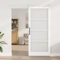 vidaXL Posuvné dvere ORKDAL Biela 93 x 211 cm