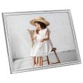 vidaXL Fotorámiky na stenu, koláž 5 ks, strieborné 40x50 cm, MDF