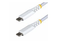 15cm 6in Braided USB-C Charging Cable - USB2CC15CMNCBRWH