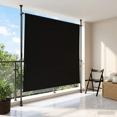 vidaXL Vonkajšia roleta Čierna 150 x 270 cm