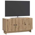 vidaXL TV skrinka 99 x 34,5 x 50 cm Dub artisan Kompozitné drevo