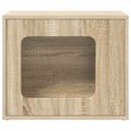 vidaXL Mačka Dom Sonoma 51 x 30 x 42,5 cm Kompozitné drevo