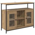 vidaXL Servírovacia skriňa Remeselný dub 100 x 35 x 80 cm