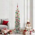 vidaXL Umelý vianočný stromček Zelená 180 cm PVC, oceľ a plast