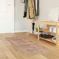 vidaXL Behúň MARSA Biela 50 x 150 cm Polyester a PVC