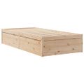 vidaXL Posteľ bez matraca 75x190 cm masívna borovica