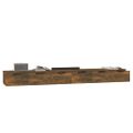 vidaXL Nástenné skrinky 2 ks dymový dub 102x30x20 cm spracované drevo