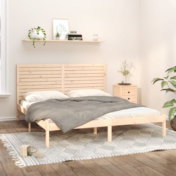 vidaXL Rám postele masívne drevo 200x200 cm