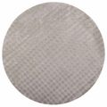 vidaXL Kusové koberce Okrúhly SIROLO Piesková Ø 120 CM Polyester