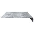 vidaXL Schodový rošt 10 ks 60 x 18 x 2,5 cm Strieborná Hliník