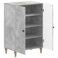 vidaXL Skriňa na topánky ALKMAAR 59,5 x 39,5 x 90 cm Kompozitné drevo
