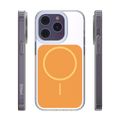Puzdro Etteri Hidden Pearl pre iPhone 14 Pro 6,1" oranžové