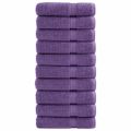 vidaXL Prémiové uteráky na ruky SOLUND 10ks fialové 50x100 cm 600 g/m2