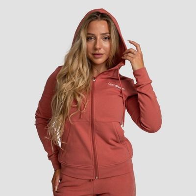 Dámska mikina so zipsom Limitless Cinnamon - GymBeam, veľkosť XS, veľkosť oblečenia XS