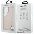 Puzdro Karl Lagerfeld Embossed Ring RSG Logo MagSafe pre Samsung Galaxy S26 Ultra ružové
