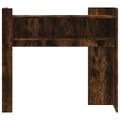 vidaXL Konzolový stolík dymový dub 100x35x90 cm kompozitné drevo
