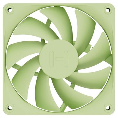 HYTE ventilátor 120mm PWM / farba Matcha Milk / 1500rpm / 72CFM / ABS / 4-pin / sada 4x ventilátor Ventilátor, 120mm, FDB ložisko, 4pin PWM, výška 25mm, zelený, 4ks