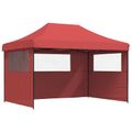 vidaXL Párty stan 279 x 410 x 315 cm Vínovo červená Oxfordská látka