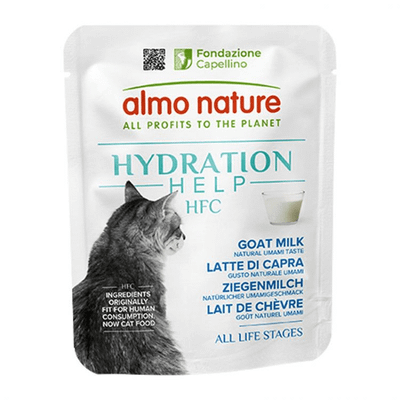 Almo Nature HFC Cat Hydratation Help pre mačky - kozie mlieko 50g