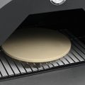 vidaXL 3-v-1 vonkajšia pec na pizzu a gril čierna