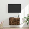 vidaXL TV nástenná skriňa 59,5 x 31 x 40 cm Dymová dub