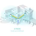 WiFi router TP-Link Deco X55(3-pack) WiFi 6, 3x GLAN, 2,4/5GHz AX3000