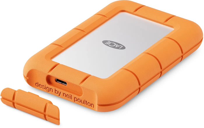 LaCie Rugged/4TB/SSD/Externý/2.5''/M.2 NVMe/Oranžová/2R