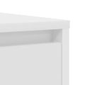 vidaXL Komoda biela 85x34x76 cm kompozitné drevo