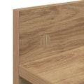 vidaXL Vešiak na stenu Nástenná montáž Remeselný dub 40 x 10,5 x 18 cm