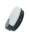 Q-19AD LED 18W/1260lm/4000K nástěnné, senzorové, kulaté světlo - šedé QTEC