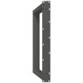 vidaXL Nohy k jedálenskému stolu v tvare U, 2 ks, antracitové, 80 x (72-73) cm, oceľ