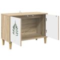 vidaXL TV skrinka HANAU 69 x 33 x 50 cm Sonoma Kompozitné drevo