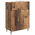 vidaXL Servírovacia skriňa Staré drevo 66 x 34,5 x 92 cm