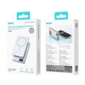 BWOO aluminium magnetic power bank P75 PD 20W 5000 mAh with digital display and USB-C port silver
