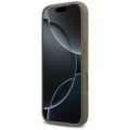 Guess Silicone Big 4G Script puzdro pre iPhone 17 Pro hnedá