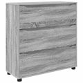 vidaXL Úložná skrinka 80 x 31 x 81 cm Kompozitné drevo Sivý Sonoma