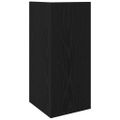 vidaXL Bočné stolíky 2 ks s policou čierny 25,5x27x60 cm