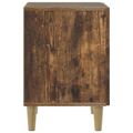 vidaXL Nočný stolík 2 ks Dymový dub 43 x 34,5 x 50 cm Kompozitné drevo