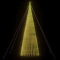 vidaXL LED vianočný stromček 1544 LED teplá biela 500 cm