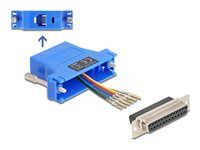 D-Sub 25 pin female to RJ12 female Assem