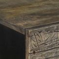 vidaXL Highboard 60x33x100 cm Masívne drevo Mango
