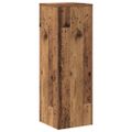 vidaXL Stojany na rastliny staré drevo 33x33x100 cm kompozitné drevo