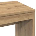 vidaXL Stôl Artisan Dub 90x40x72 cm Konštruktérske drevo