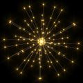vidaXL Vonkajšie vianočné prskavky 4 ks, teplá biela 20 cm, 560 LED
