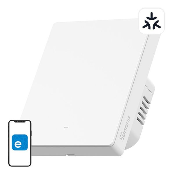 Matter SONOFF M5-1C-80W WiFi smart wall switch (1-channel, for frame)