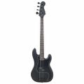 vidaXL Elektrická basgitara pre začiatočníka s taškou čierna 4/4 46"