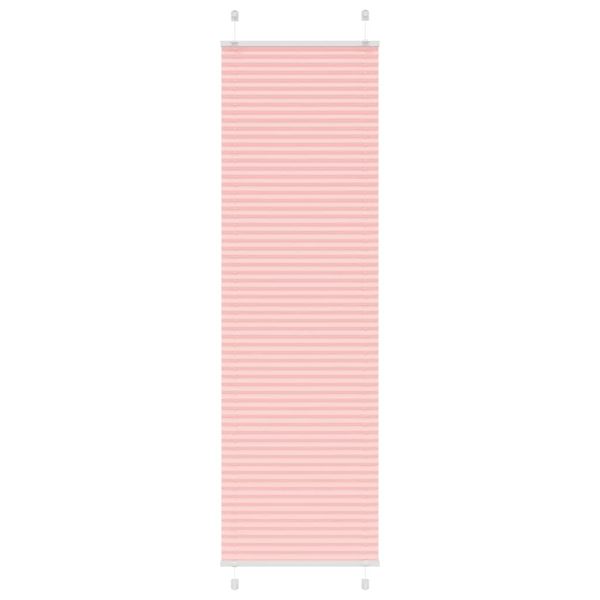 vidaXL Plisovaná roleta ružová 60x200 cm šírka látky 59,4 cm polyester