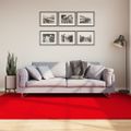 vidaXL Koberec HUARTE s krátkym vlakom umývateľný červený 160x230 cm